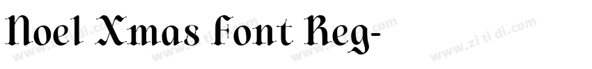 Noel Xmas Font Reg字体转换 Noel Xmas Font Reg字体转换